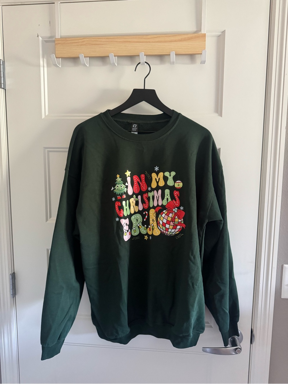 Taylor Swift Dark Green Christmas Crewneck